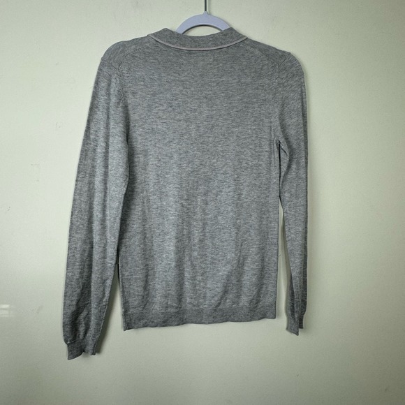 One Grey Day Gray Kona Long Sleeve Polo Shirt NWT Size Small - Picture 4 of 7
